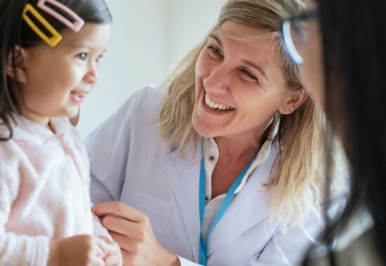Doctor and child